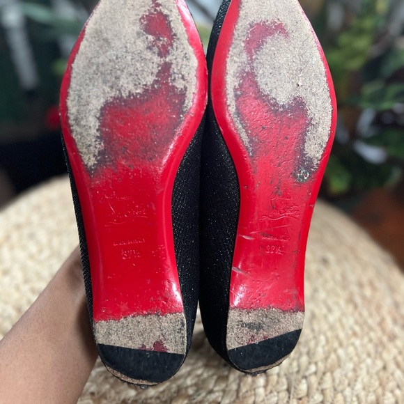 Coramia Flat black glitter ballerina - Picture 10 of 12